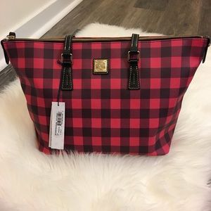 NWT Dooney and Bourke Tucker Zip Top Shopper